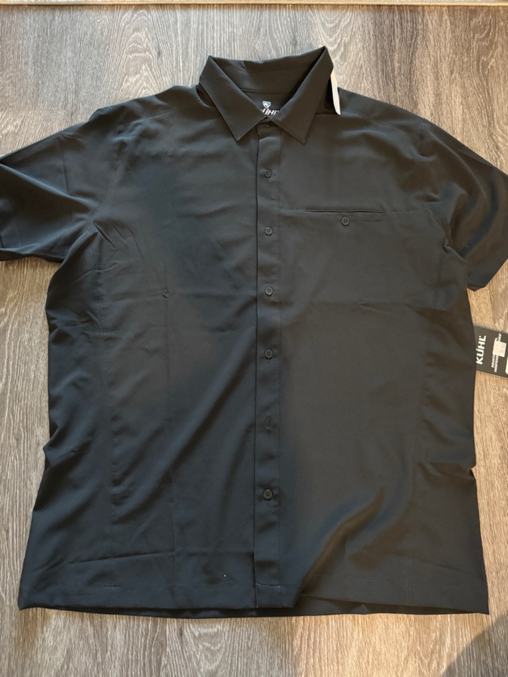Kuhl Black Short Sleeve Button Down